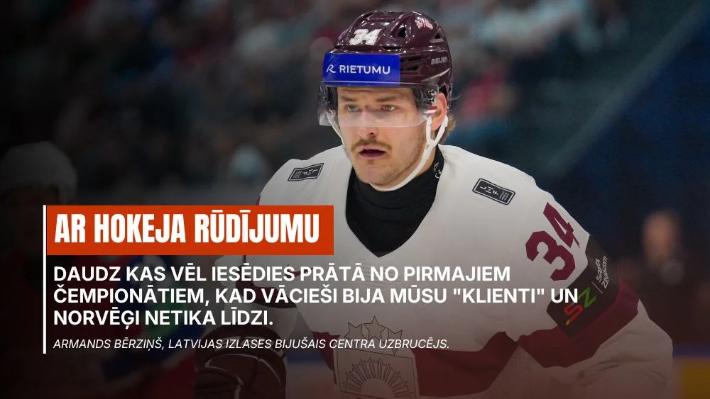 "Ar hokeja rūdījumu:" Armands Bērziņš aicina nedzīvot 1999. gadā