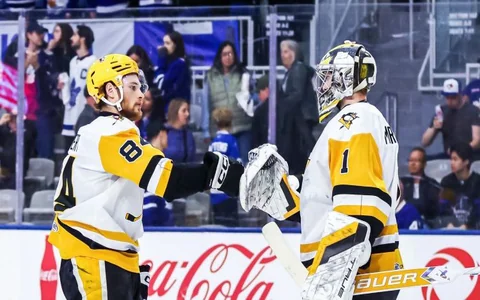 "Penguins" izbraukumā bez Ansona izcīna pirmo uzvaru AHL konferences finālā