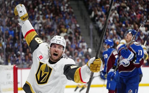 "Golden Knights"salauž"Avalanche", uzvarot abas spēles viesos