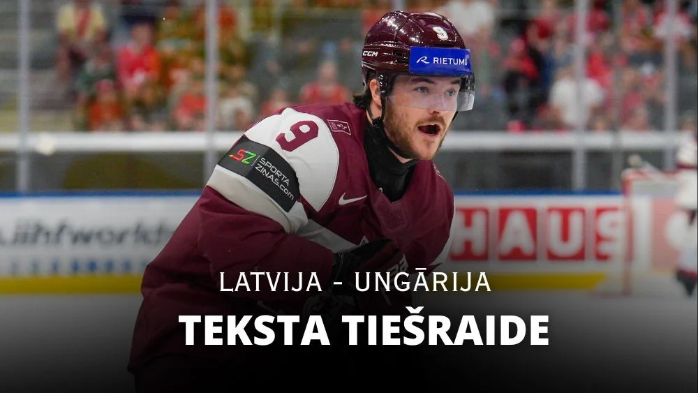 Teksta tiešraide: Latvija – Ungārija 5:1 (noslēdzies 2. periods)