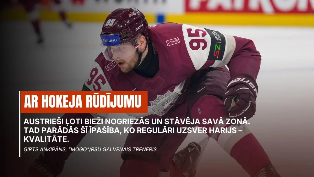 ″Ar hokeja rūdījumu:″ Ankipāns par pāreju uz trīs maiņām un reālo spēku samēru