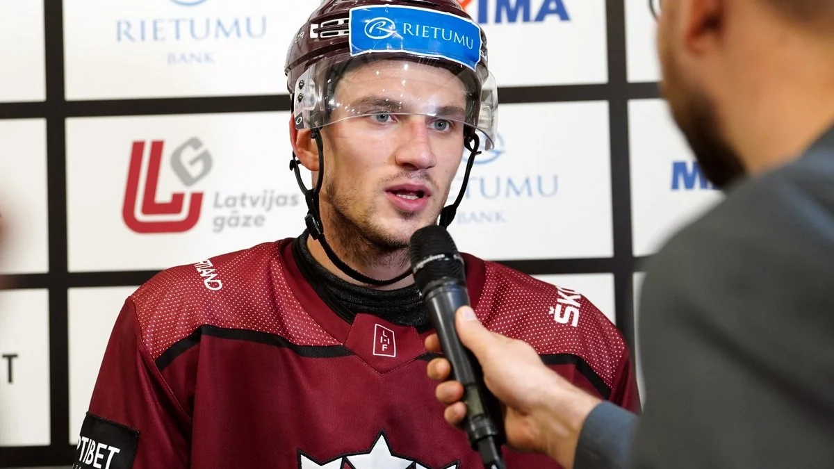 "Zinām, ko varam izdarīt, ja pieturamies pie plāna" – Latvijas uzbrucējs gaida maču ar ASV