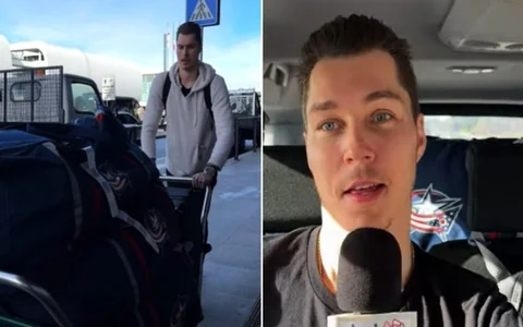 Video: "Karstais" Merzļikins ierodas olimpiskajās spēlēs