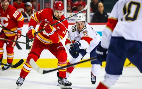 Floridas "Panthers" bez savainotā Balinska piekāpjas Kalgari "Flames"